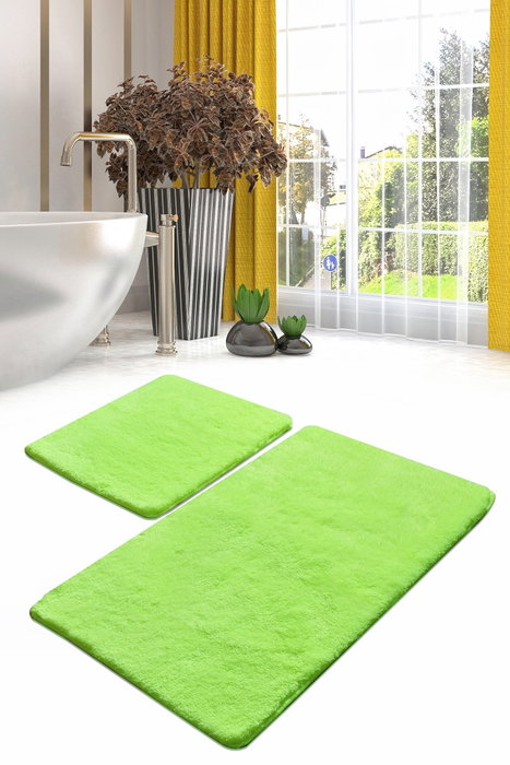 Mijölnir Juego de alfombras de baño Havai - Green Mijölnir Juego de alfombras de baño Havai - Green